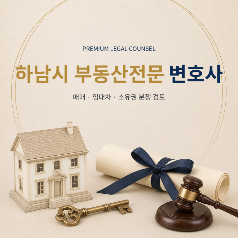하남시 부동산전문 변호사