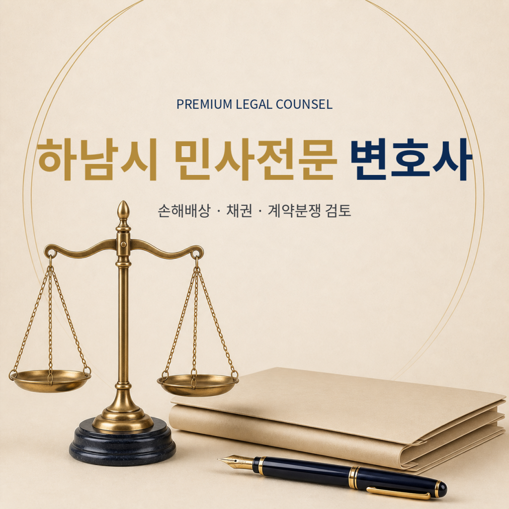 하남시 민사전문 변호사