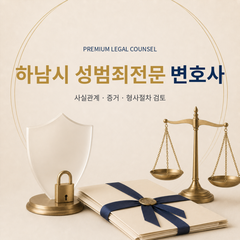 하남시 성범죄전문 변호사