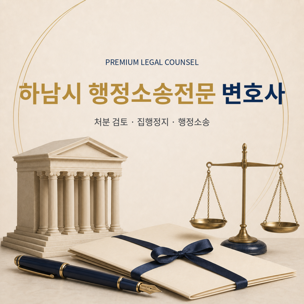 하남시 행정소송전문 변호사